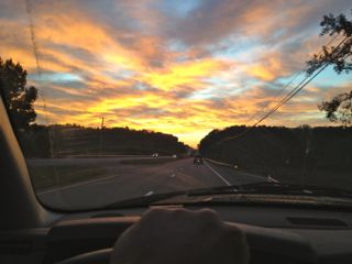 Beautiful drive to High Point Market