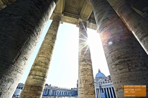 The Sun Shines on Vatican City Rome Italy