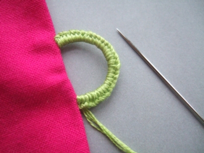 Hand Sewn Button Loop tutorial from Ysolda