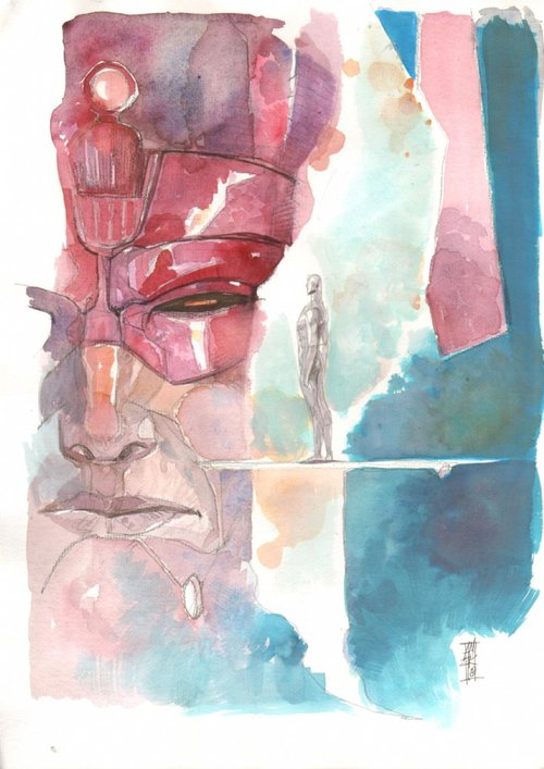 Galactus commission by Alex Maleev