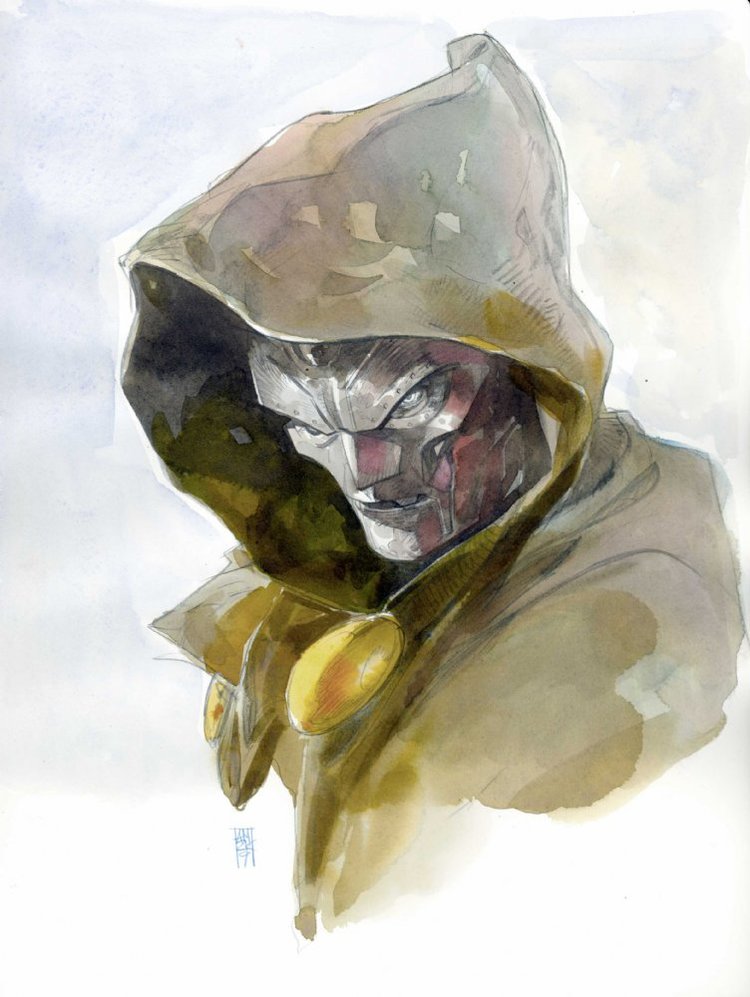 Doctor Doom pin-up by Alex Maleev