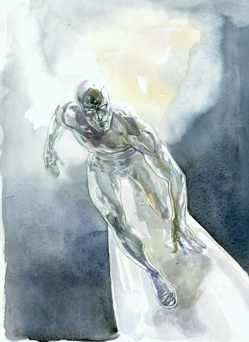 Silver Surfer commission by Alex Maleev