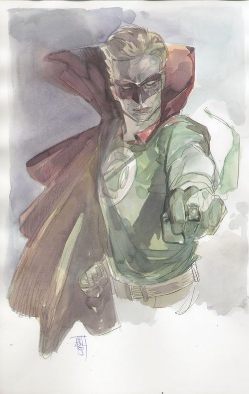 Green Lantern commission by Alex Maleev