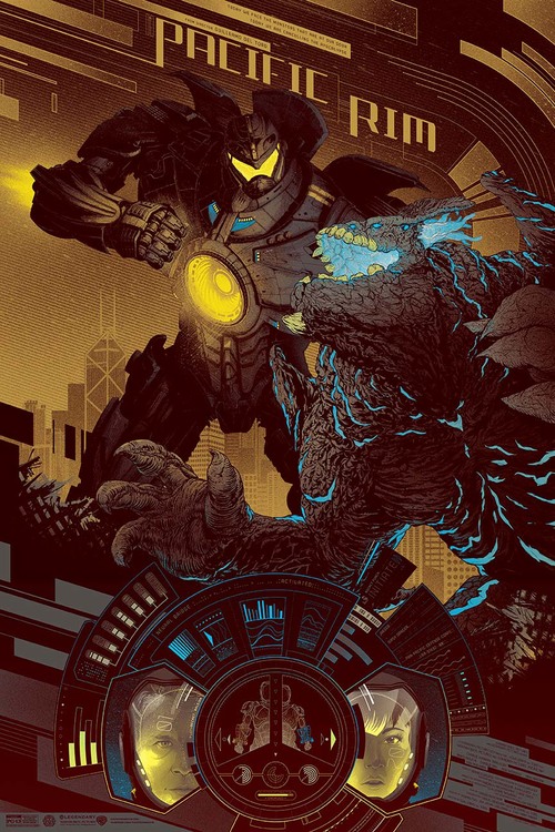 Pacific Rim gold variant oster by Kevin Tong