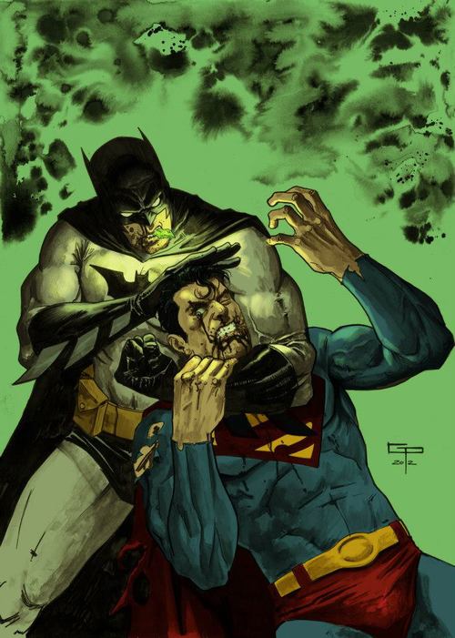Superman and Batman by Germán Peralta