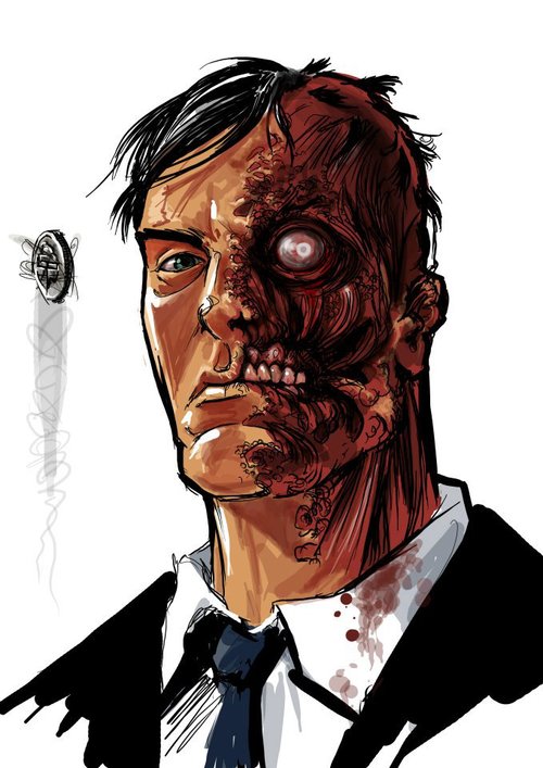 Two-Face by Germán Peralta