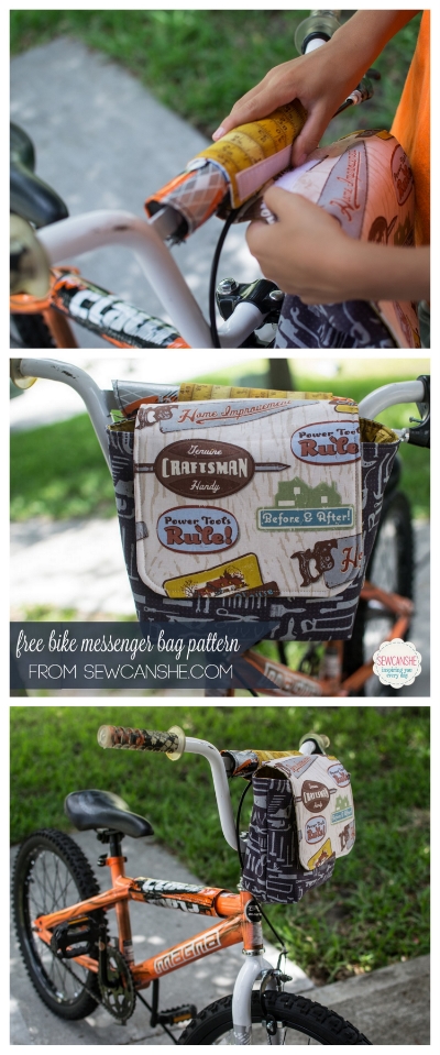 Bike Messenger Bag - Free Sewing Pattern! â€” SewCanShe | Free Daily ...