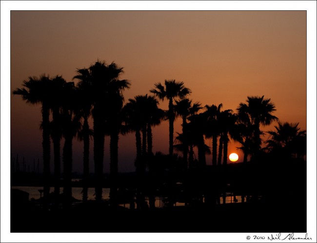 Limassol Shoreline at dawn by Neil Alexander