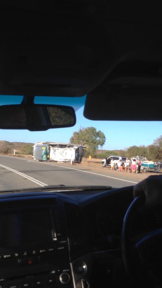 s bend rollover car accident greenough geraldton
