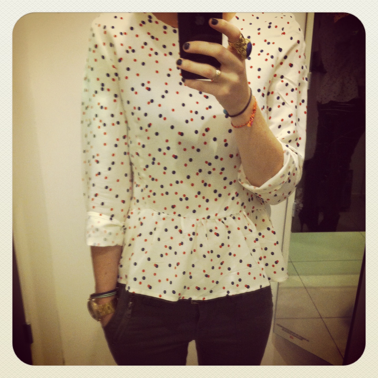 hm dotted top