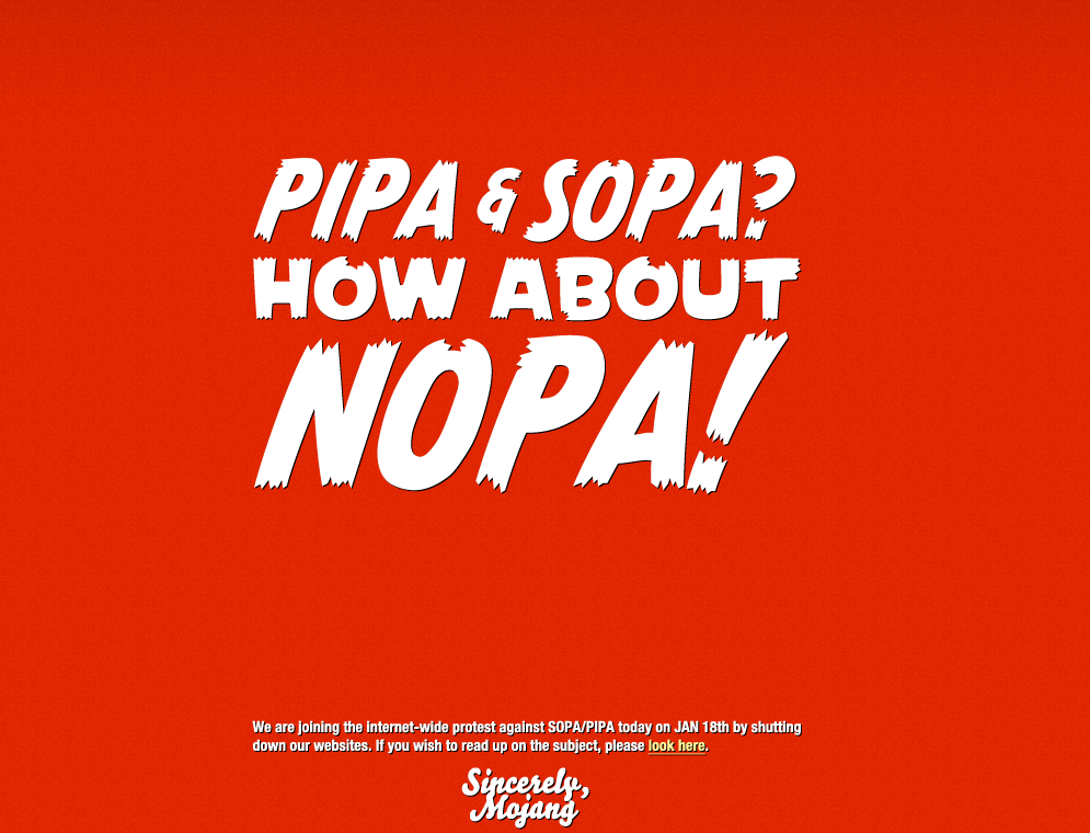 stop sopa and pipa