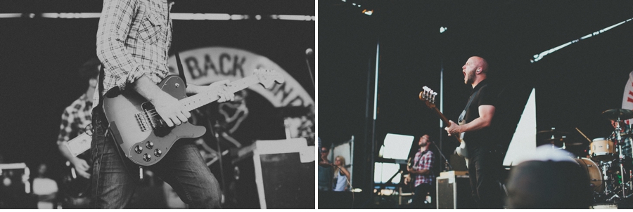 John Nolan and Shaun Cooper of Taking Back Sunday perform at Vans Warped Tour 2012 in Dallas, Texas.