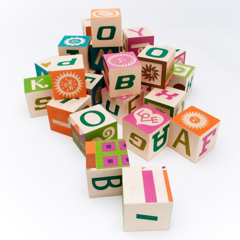 Alexander Girard Alphabet Blocks
