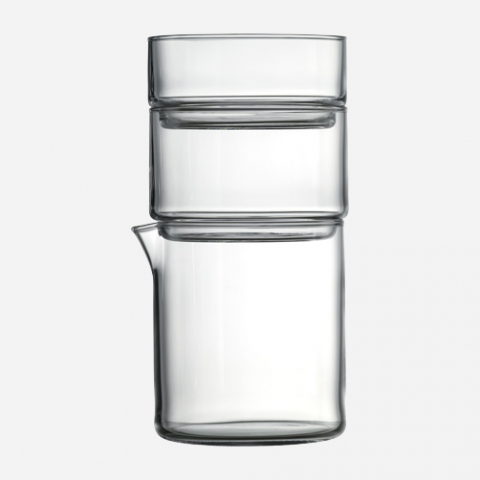 trio glass pitcher