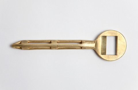 brass modern bottle opener