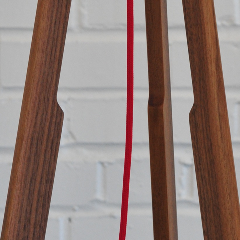 modern tripod lamp cloth cord