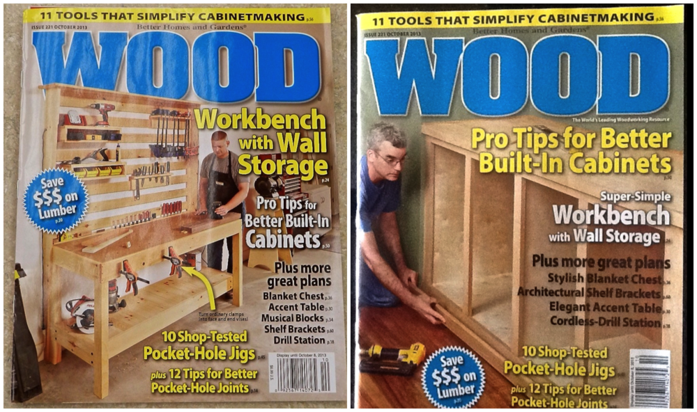 The October issue of WOOD Magazine features 2 different covers so keep ...