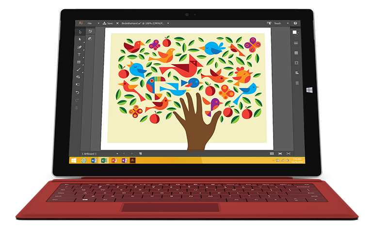 Can I use Adobe on Surface Pro?