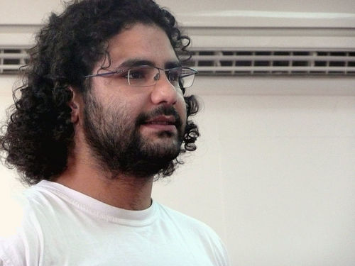 Egyptian activist and blogger Alaa Abdel Fattah. Credit: Wikimedia Commons.