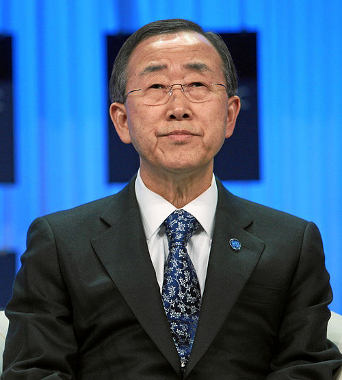 U.N. Secretary-General Ban Ki-moon. Credit: World Economic Forum.
