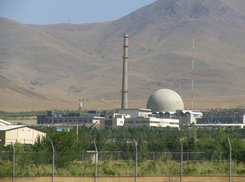 Click photo to download. Caption:Â The Iran nuclear program's Arak heavy water reactor. Credit: Nanking2012 via Wikimedia Commons.