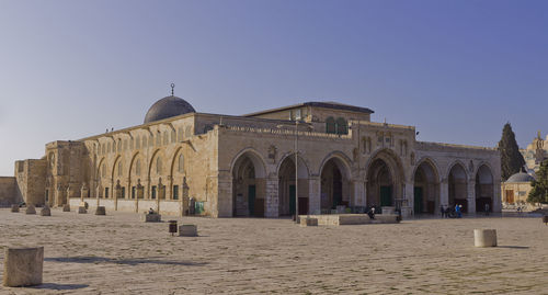 The Al-Aqsa mosque on the Temple Mount. Credit: Wikimedia Commons.