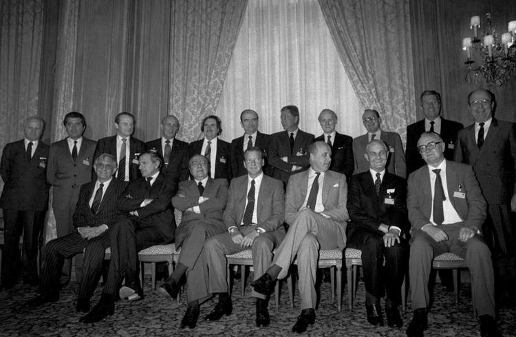 Miembros fundadores de la ERT. Paris, 1983