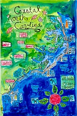 Coastal North Carolina Map NC