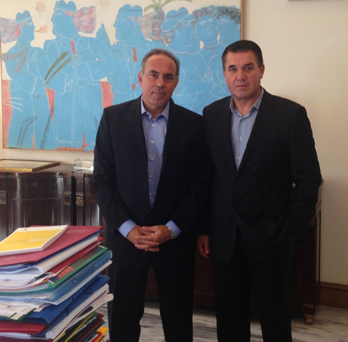 Με τον Υπουργό Παιδείας κ. Αρβανιτόπουλο Κωνσταντίνο.&nbsp;