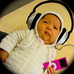 Baby Podcast Listener!