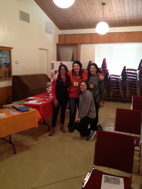 GRIN Volunteers, Mora, Roni and Valentina helped the event run smoothly!