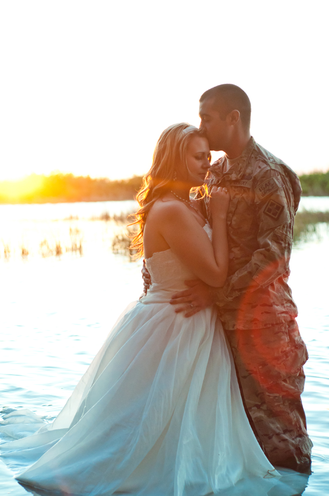 Photo Says Hello | Army Bridal Session | Fort De Soto Park | Florida