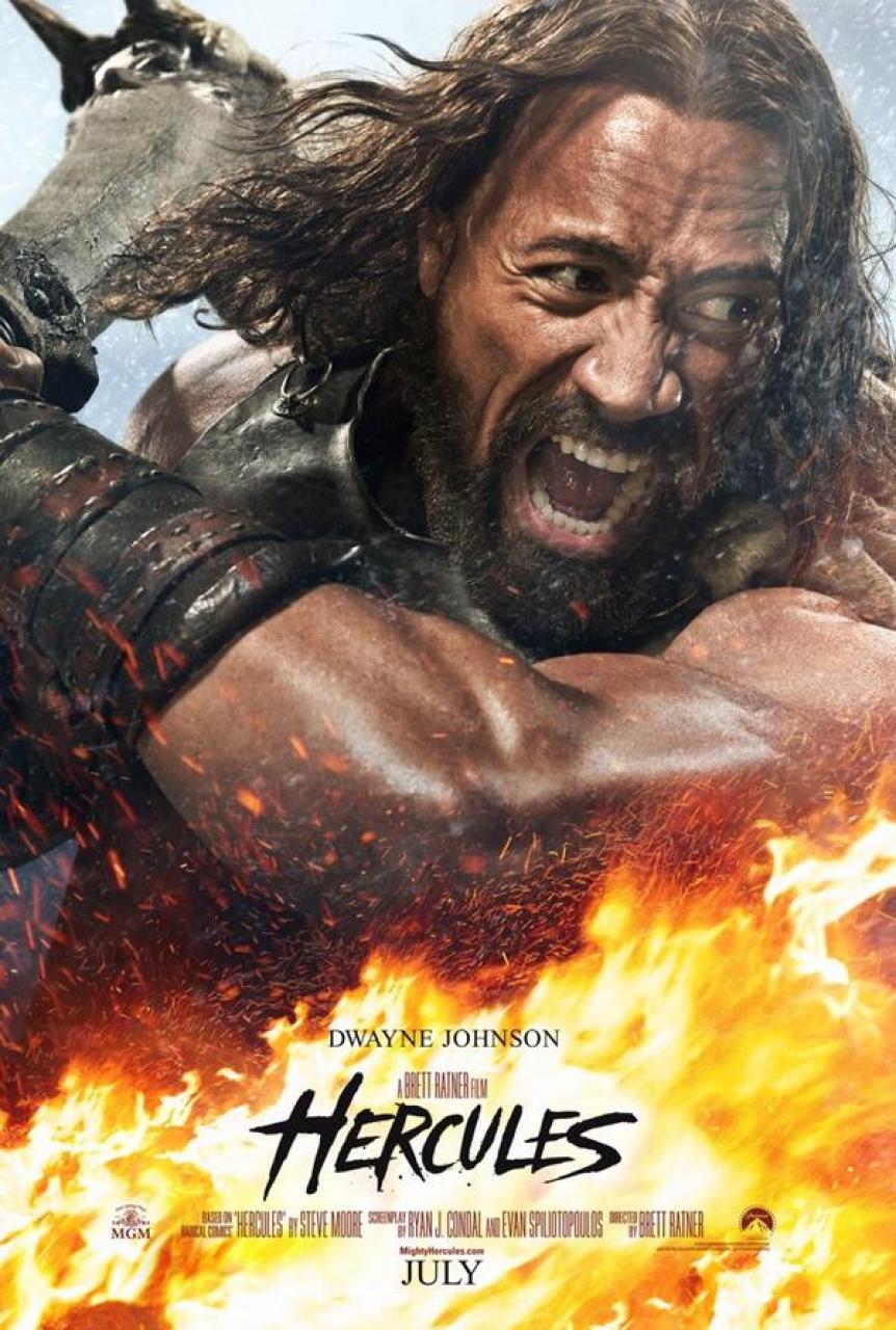Poster: The Rock no filme Hércules