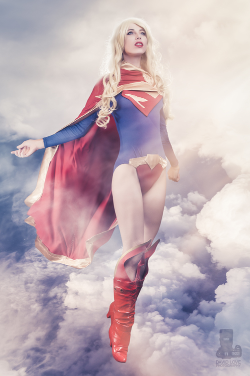 Megan Coffey is Supergirl — Photo By David Love