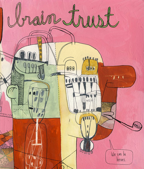 Cover of Brain Trust by Peter Thompson and James Kirkpatrick