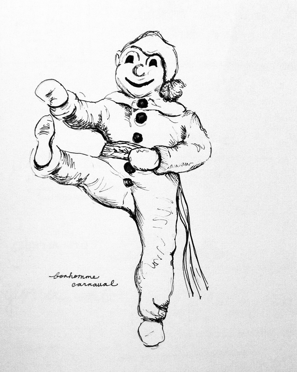 quebec winter carnaval coloring pages - photo #2