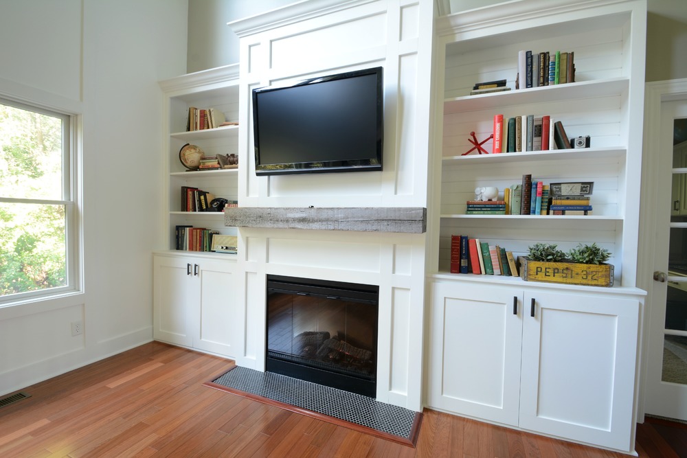 Ana White  Living Room Built-ins - Feature by Decor and the Dog - DIY 