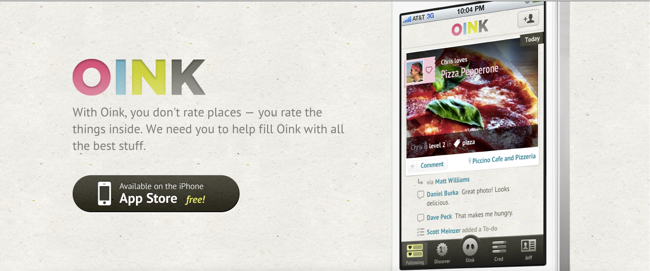 Oink Website