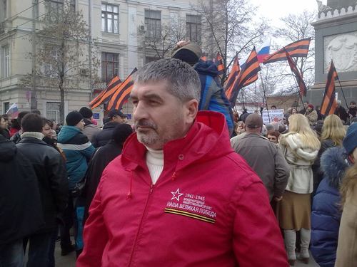 Gennady Sivak, the head of the "Social Patriotic Assembly of the Slavs" 