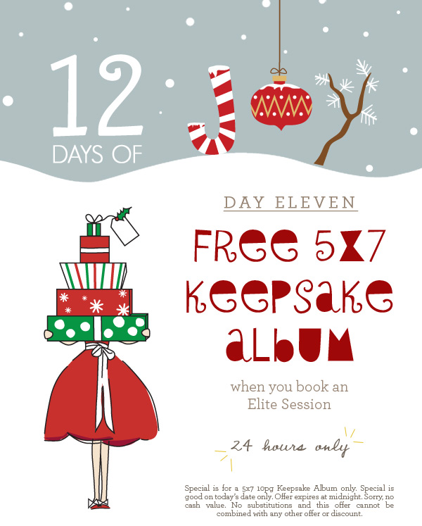 12 Days of Joy - Day 11 - Free 5x7 Keepsake Album