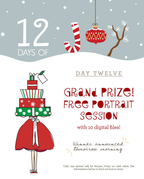 Day 12 - Free Portrait Session!