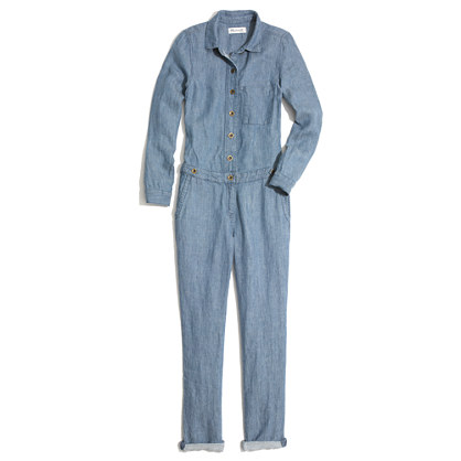 Chambray Machinist Jumpsuit by Madewell, Spring 2014.