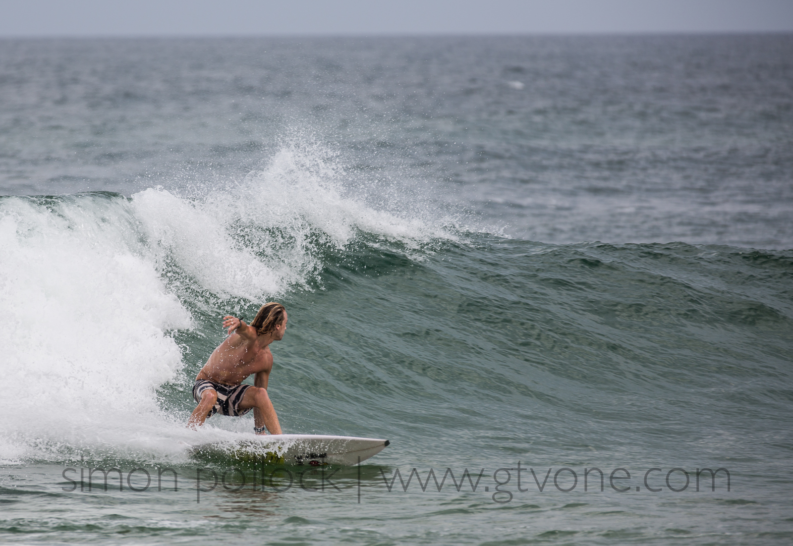 Mitch Pollard surfing Sawtell