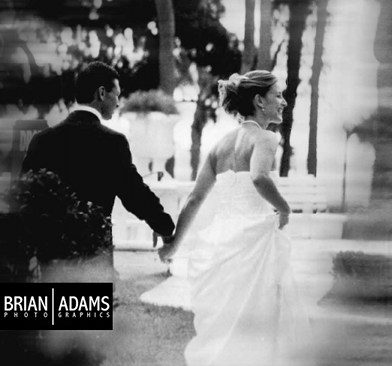 "The One" image from my very first wedding in 2002, taken with black-and-white FILM (gasp!), by Brian Adams PhotoGraphics, www.brianadamsphoto.com