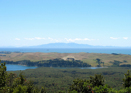 Motutapu as seen from Rangitoto summit