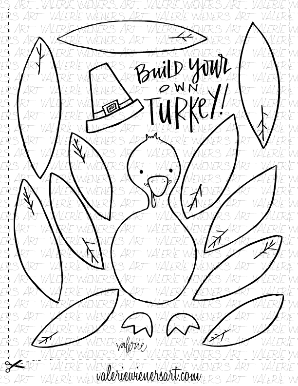 JUST ADDED New Fall/Thanksgiving Instant Printables — Valerie Wieners Art