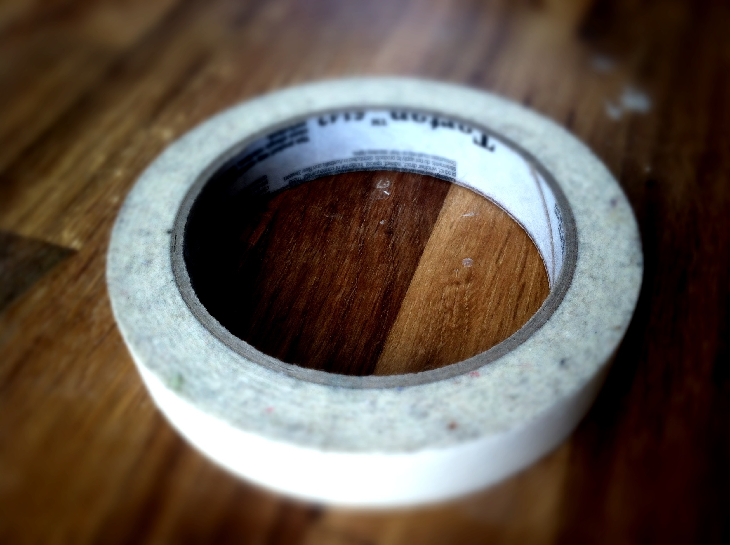 roll of masking tape, edges out of focus
