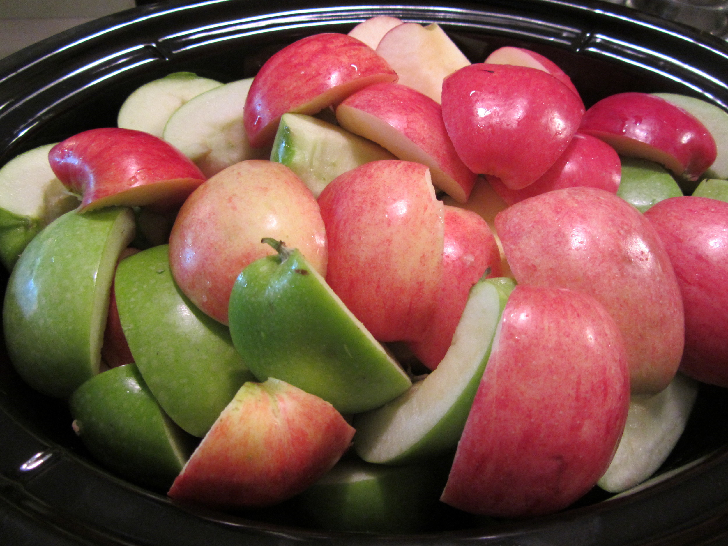 Apples before Sauce