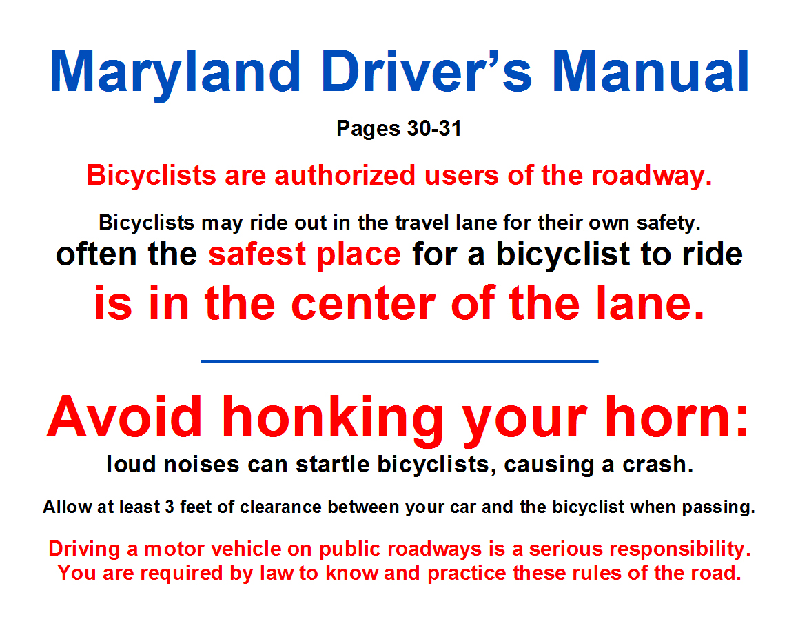 Maryland Driver's Manual