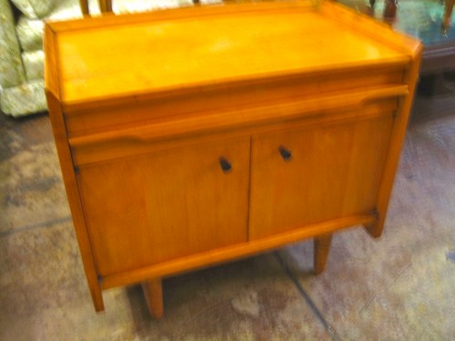 Sold Grand Central Station Mid Century Maple Nightstand By